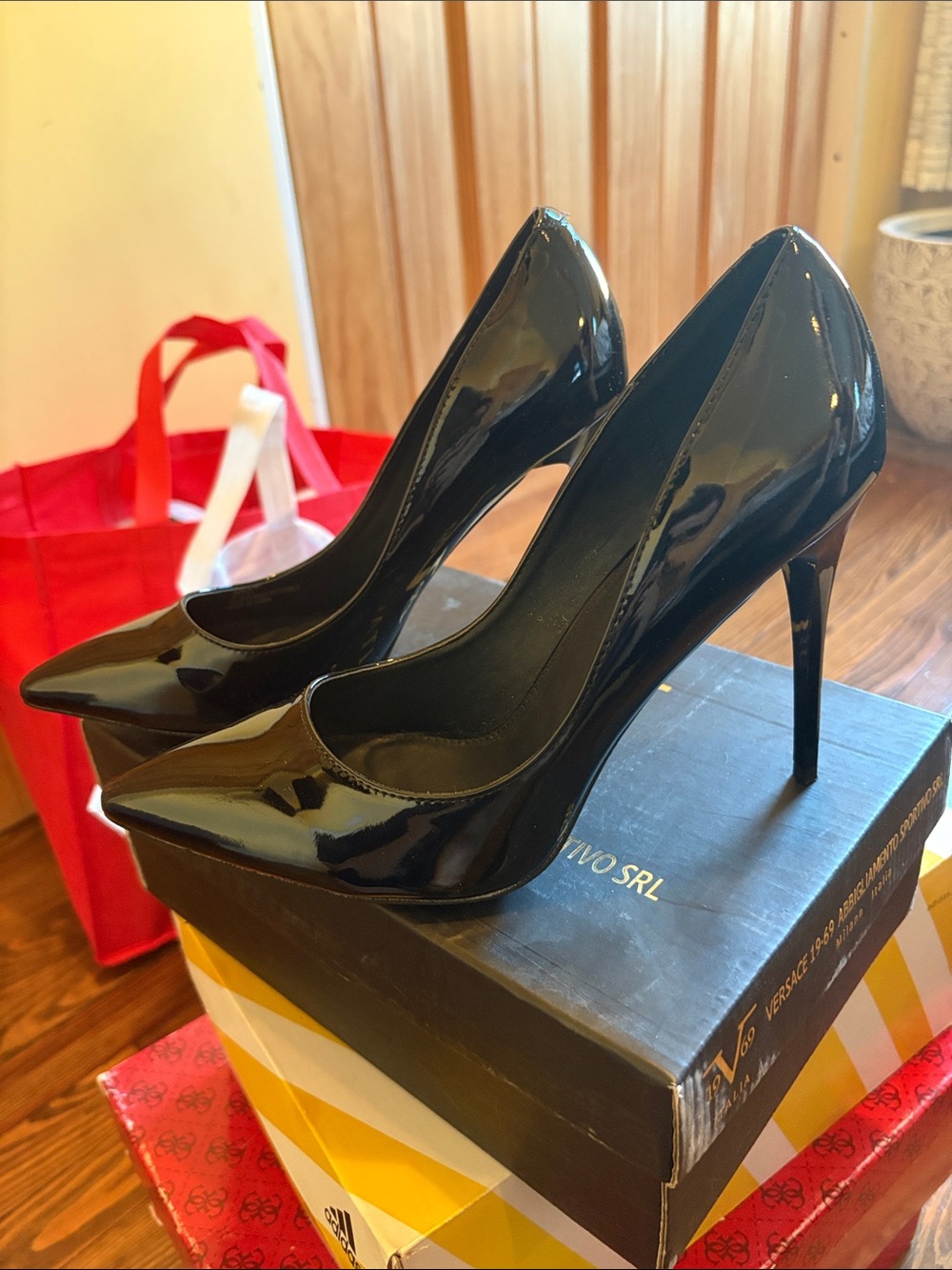Versace 1968 Black Pumps
